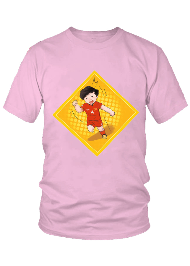 Áo thun nữ Công Phượng Chibi Đội Tuyển Bóng Đá U23 Việt Nam Mẫu 1
