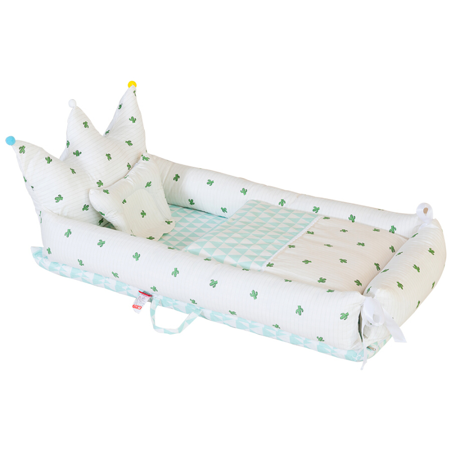16512158 , 6602439809274 , 62_25519624 , 1504000 , Crown-Baby-Crib-for-Bed-Portable-All-in-one-Infant-Co-Sleeping-Bassinet-Cradles-Lounger-Newborn-Nest-100Phan-Tram-Cotton-Super-Soft-Breath-62_25519624 , tiki.vn , Crown Baby Crib for Bed Portable All Crown Baby Crib for Bed Portable All in one Infant Co-Sleeping Bassinet Cradles Lounger Newborn Nest 100% Cotton Super Soft Breath