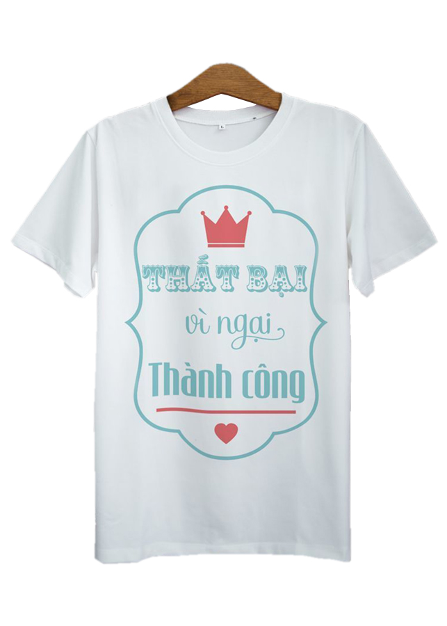 1253552 , 1221160524154 , 62_8297124 , 229000 , Ao-Thun-Unisex-In-That-Bai-Vi-Ngai-Thanh-Cong-ASFU189-Trang-62_8297124 , tiki.vn , Áo Thun Unisex In Thất Bại Vì Ngại Thành Công ASFU189 - Trắng Áo Thun Unisex In Thất Bại Vì Ngại Thành Công ASFU189 - Trắng