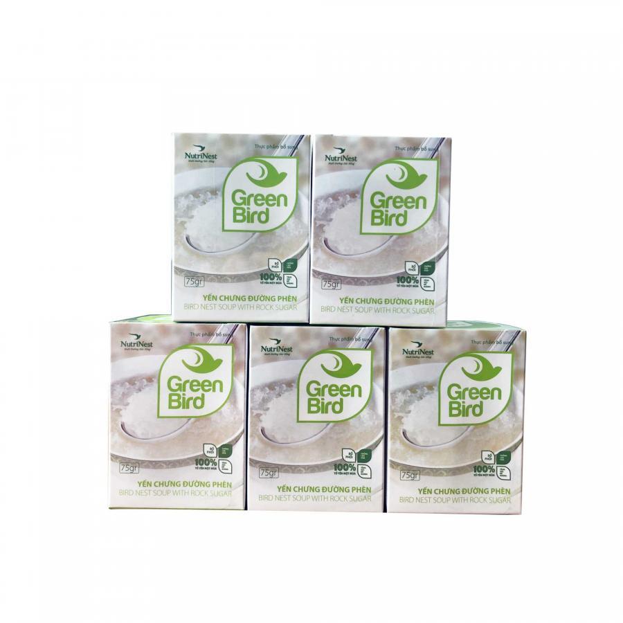 1053932 , 7830138823362 , 62_3442451 , 210000 , Combo-5-hu-Green-Bird-Nuoc-Yen-Sao-Chung-Duong-Phen-75g-hu-62_3442451 , tiki.vn , Combo 5 hũ Green Bird - Nước Yến Sào Chưng Đường Phèn (75g/hũ) Combo 5 hũ Green Bird - Nước Yến Sào Chưng Đường Phèn (75g/hũ)