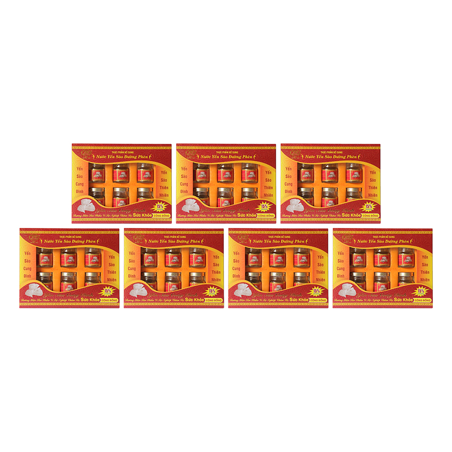 1531132 , 5087581361411 , 62_1468185 , 1800000 , Thung-7-Hop-Nuoc-Yen-Duong-Phen-Yen-Sao-Cung-Dinh-6-Lo-x-70ml--Hop-62_1468185 , tiki.vn , Thùng 7 Hộp Nước Yến Đường Phèn Yến Sào Cung Đình (6 Lọ x 70ml / Hộp) Thùng 7 Hộp Nước Yến Đường Phèn Yến Sào Cung Đình (6 Lọ x 70ml / Hộp)