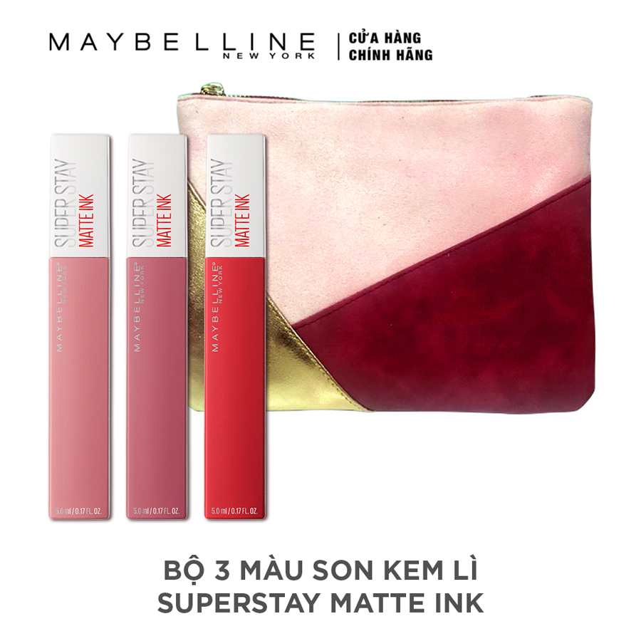 997462 , 6227627920441 , 62_12191741 , 615000 , Bo-Ba-Son-Kem-Li-Super-Stay-Matte-Ink-Tu-Maybelline-New-York-62_12191741 , tiki.vn , Bộ Ba Son Kem Lì Super Stay Matte Ink Từ Maybelline New York Bộ Ba Son Kem Lì Super Stay Matte Ink Từ Maybelline New York