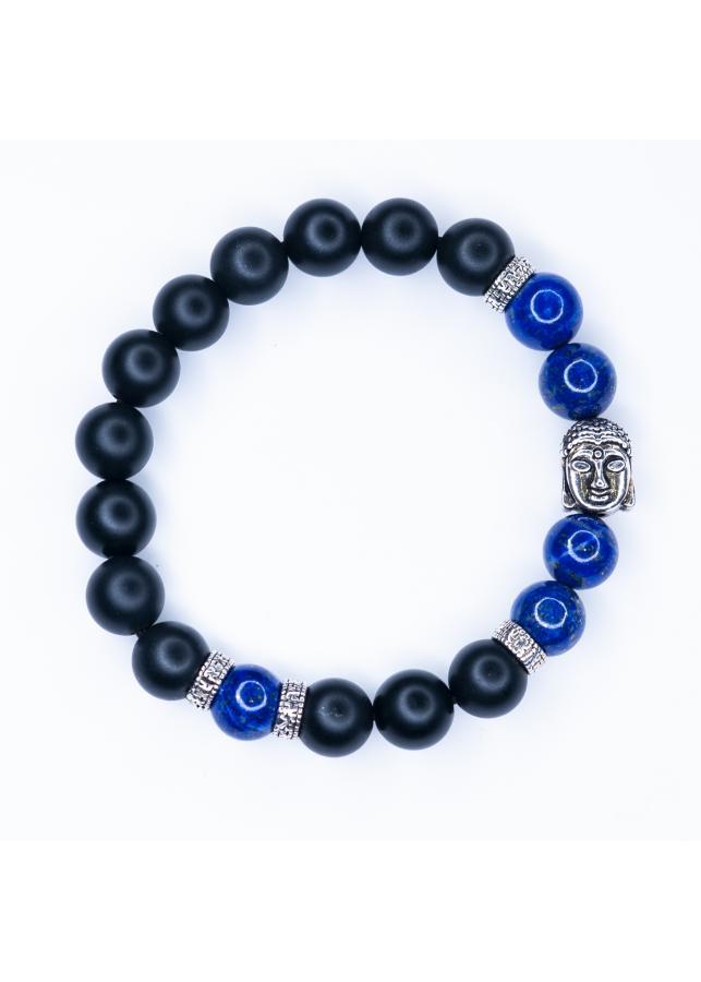 1065847 , 8417849757934 , 62_3630543 , 550000 , Vong-tay-da-Obsidian-8mm-mix-lapis-lazuli-mix-charm-Phat-bac-thai-BRBO08M01-VietGemstones-62_3630543 , tiki.vn , Vòng tay đá Obsidian 8mm mix lapis lazuli mix charm Phật bạc thái BRBO08M01 - VietGemston Vòng tay đá Obsidian 8mm mix lapis lazuli mix charm Phật bạc thái BRBO08M01 - VietGemstones