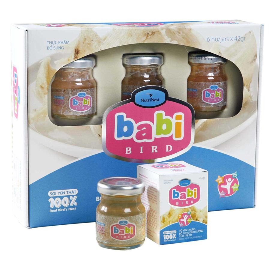963215 , 5458456776959 , 62_2298275 , 420000 , Hop-Qua-Babi-Bird-Nuoc-Yen-Sao-Cho-Tre-Em-Soi-Yen-That-100Phan-Tram-42g-x-6-62_2298275 , tiki.vn , Hộp Quà Babi Bird - Nước Yến Sào Cho Trẻ Em Sợi Yến Thật 100% (42g x 6) Hộp Quà Babi Bird - Nước Yến Sào Cho Trẻ Em Sợi Yến Thật 100% (42g x 6)