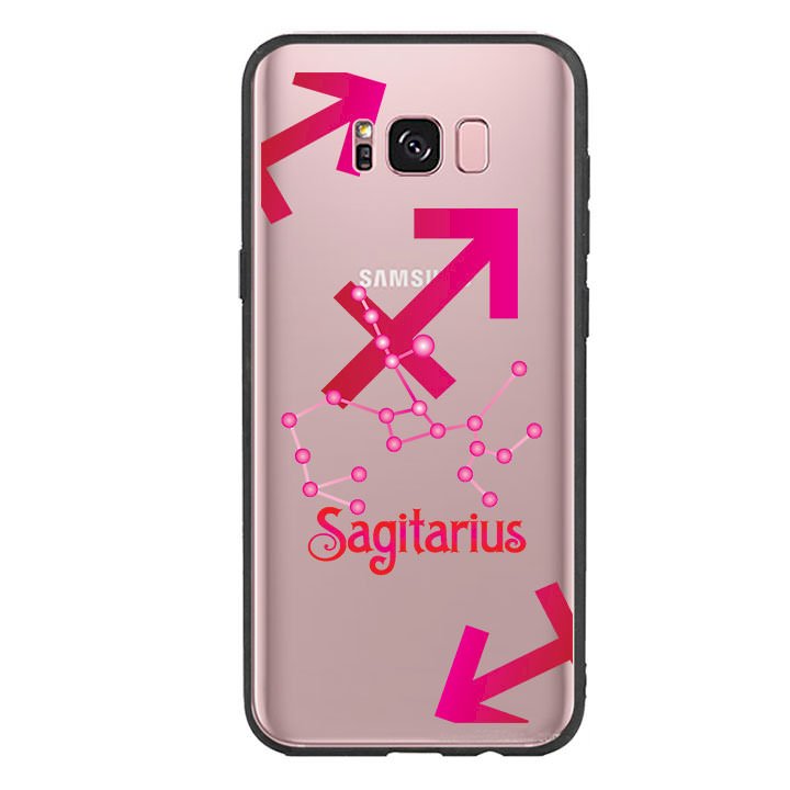 Ốp lưng cho điện thoại Samsung Galaxy S8 Plus viền TPU cho cung Nhân Mã - Sagitarius