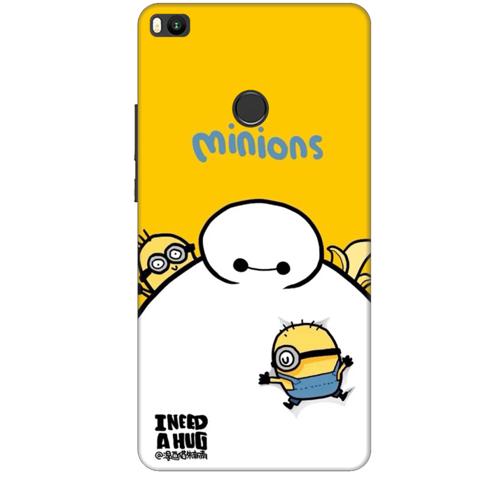 Ốp lưng dành cho điện thoại XIAOMI MI MAX 2 hinh Big Hero Minions