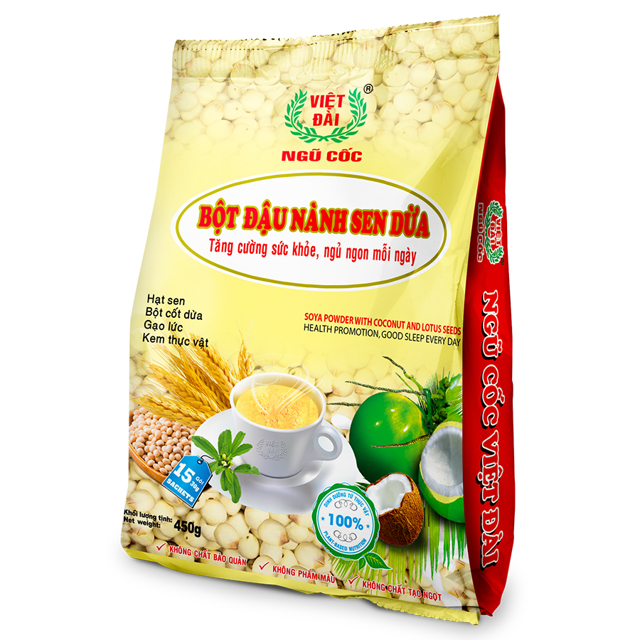 Sữa đậu nành sen dừa 450gram
