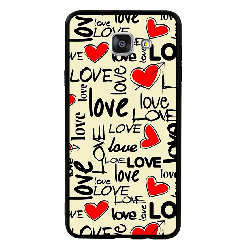 Ốp Lưng Viền TPU cho điện thoại Samsung Galaxy A7 2016 - Love 06