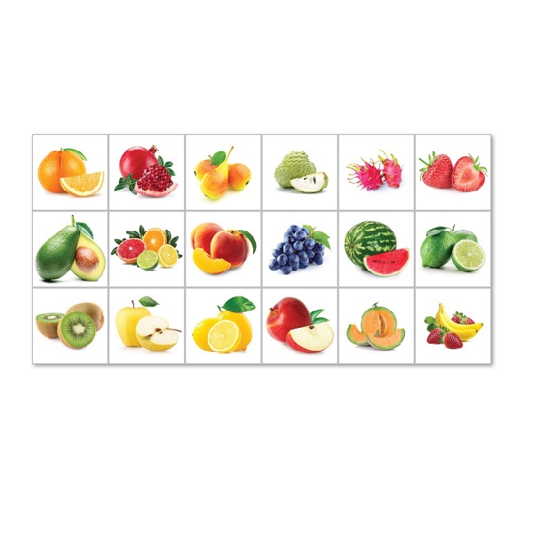 Decal dán bếp họa tiết trái cây bền đẹp GB-033 KT 120 x 60 cm