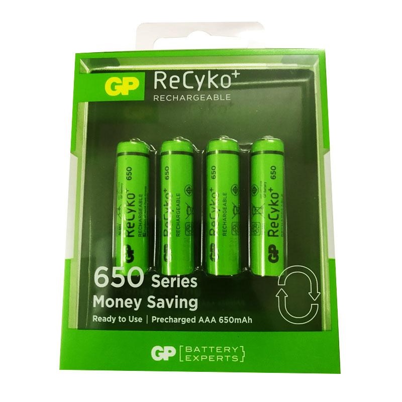 1594135 , 6204623863682 , 62_10682995 , 289000 , Pin-Sac-Recyko-GP-AAA-Dung-Luong-650mAh-GP65AAAHCE-2GBAS4-4-Vien-Vi-Hang-Chinh-Hang-62_10682995 , tiki.vn , Pin Sạc Recyko+ GP AAA Dung Lượng 650mAh GP65AAAHCE-2GBAS4 (4 Viên/Vỉ) - Hàng Chính Hãng Pin Sạc Recyko+ GP AAA Dung Lượng 650mAh GP65AAAHCE-2GBAS4 (4 Viên/Vỉ) - Hàng Chính Hãng