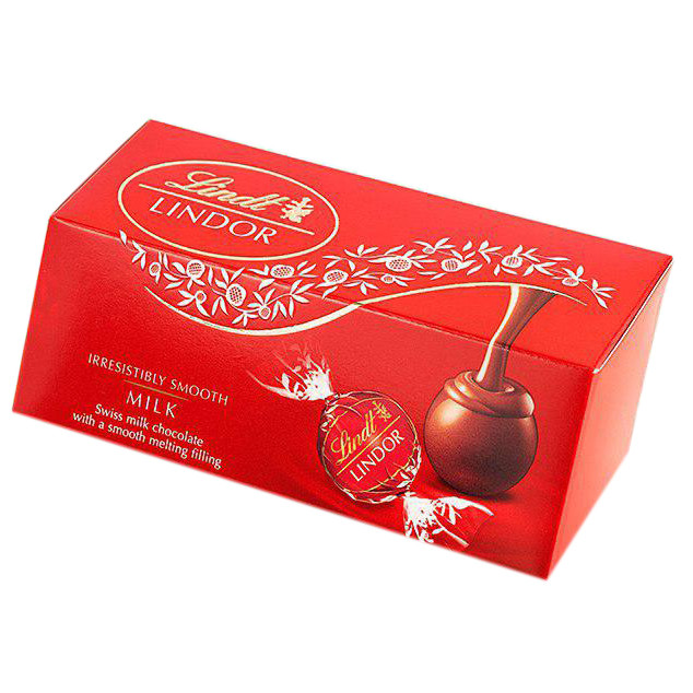 Lindt lindor trio Milk chocolate 37g (7610400099967)