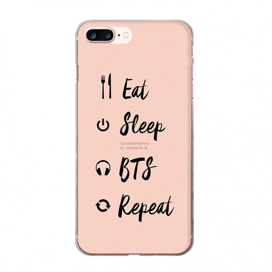 Ốp lưng cho iPhone 7 Plus BTS in theo chất liệu - Hàng chính hãng