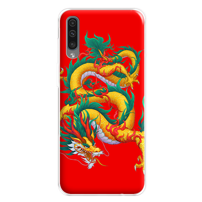 Ốp lưng dẻo cho điện thoại Samsung Galaxy A50 - 224 0093 DRAGON09