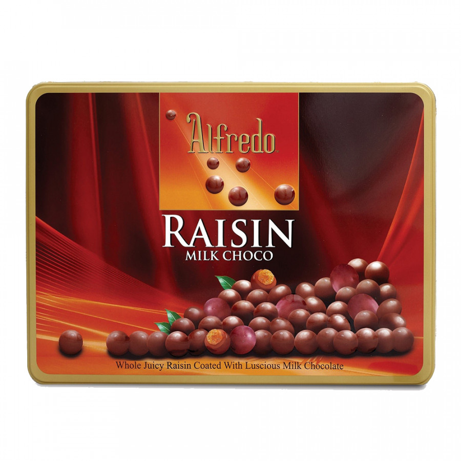 1919145 , 9093566269548 , 62_14687362 , 155000 , Keo-Socola-Raisin-Alfredo-Do-180g-Hop-62_14687362 , tiki.vn , Kẹo Socola Raisin Alfredo - Đỏ (180g/Hộp) Kẹo Socola Raisin Alfredo - Đỏ (180g/Hộp)