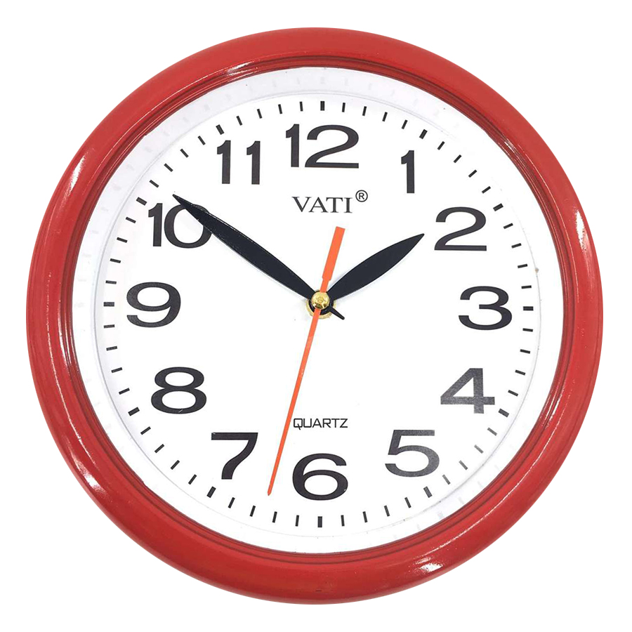 1131236 , 2908923386769 , 62_4413451 , 149000 , Dong-Ho-Treo-Tuong-Vati-S108-Do-62_4413451 , tiki.vn , Đồng Hồ Treo Tường Vati S108 - Đỏ Đồng Hồ Treo Tường Vati S108 - Đỏ