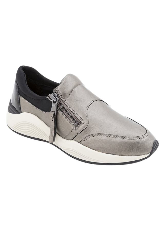 Giày Sneakers Nữ GEOX D Omaya A Pearl.Goat Lea Taupe