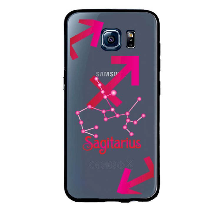 Ốp lưng cho điện thoại Samsung Galaxy S6 viền TPU cho cung Nhân Mã - Sagitarius