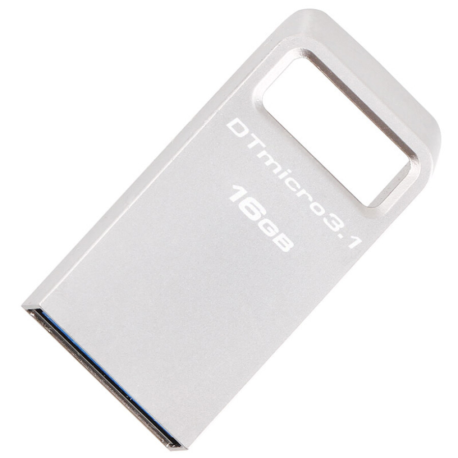 USB 3.1 Kingston 16GB/ DTMC3/ Tốc Độ 100MB/s Chất Liệu Kim Loại - Bạc