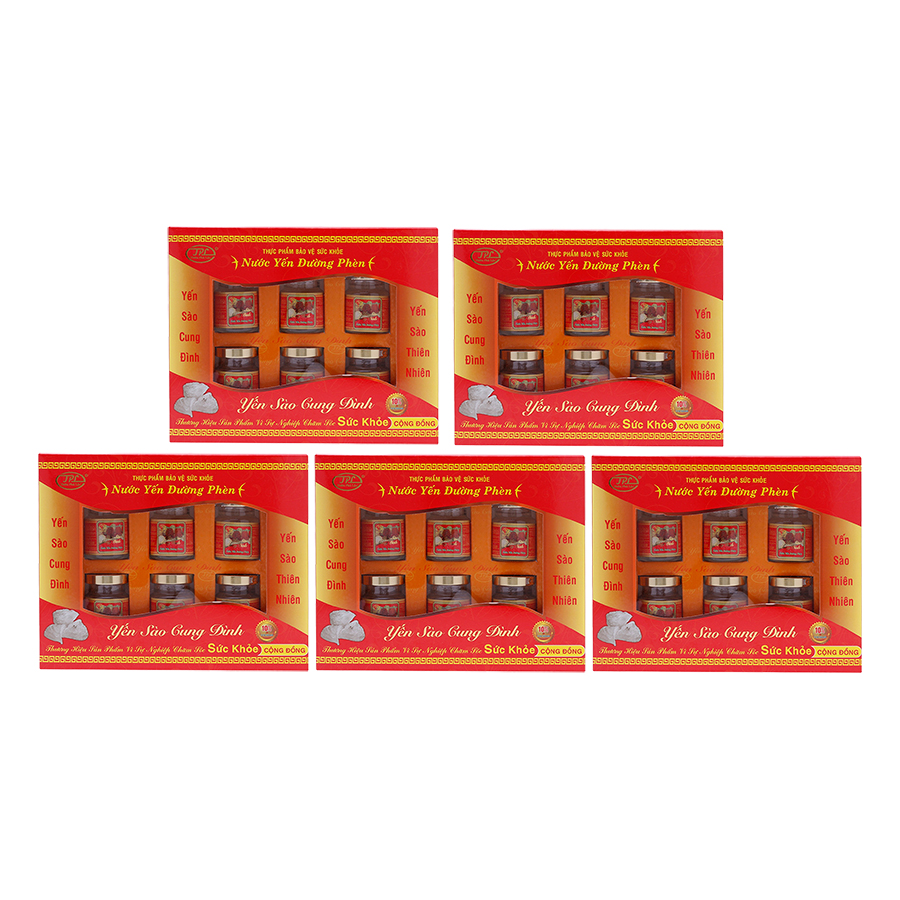 1531127 , 7332936652064 , 62_1468087 , 1150000 , Thung-5-Hop-Nuoc-Yen-Duong-Phen-Yen-Sao-Cung-Dinh-6-Lo-x-70ml--Hop-62_1468087 , tiki.vn , Thùng 5 Hộp Nước Yến Đường Phèn Yến Sào Cung Đình (6 Lọ x 70ml / Hộp) Thùng 5 Hộp Nước Yến Đường Phèn Yến Sào Cung Đình (6 Lọ x 70ml / Hộp)