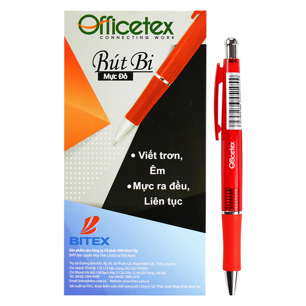 1904113 , 5160105354714 , 62_10242668 , 126000 , Hop-24-But-Bi-OFFICETEX-OT-BP010-14.6-x-10-x-3.6-cm-62_10242668 , tiki.vn , Hộp 24 Bút Bi OFFICETEX OT-BP010 (14.6 x 10 x 3.6 cm) Hộp 24 Bút Bi OFFICETEX OT-BP010 (14.6 x 10 x 3.6 cm)