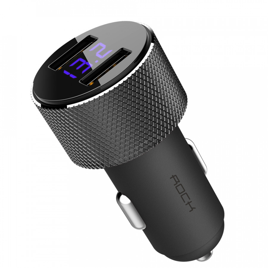 1904930 , 8143091549460 , 62_14591789 , 304000 , ROCK-RCC0127-Sitor-Car-Charger-with-LED-Digital-Display-2-Port-USB-5V3.4A-Cigarette-Lighter-Adapter-Socket-for-iPhone-62_14591789 , tiki.vn , ROCK RCC0127 Sitor Car Charger with LED Digital Display 2-P ROCK RCC0127 Sitor Car Charger with LED Digital Display 2-Port USB 5V3.4A Cigarette Lighter Adapter Socket for iPhone