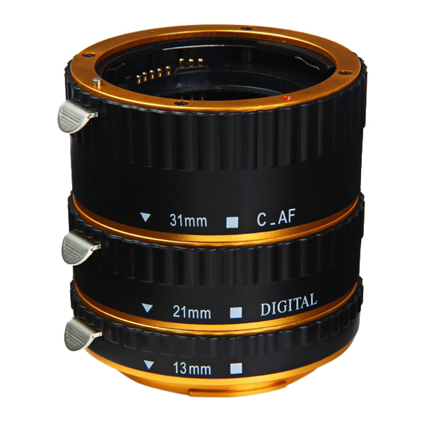 Auto Focus AF Macro Extension Tube/Ring Set Lens Adapter For Canon EOS automatic