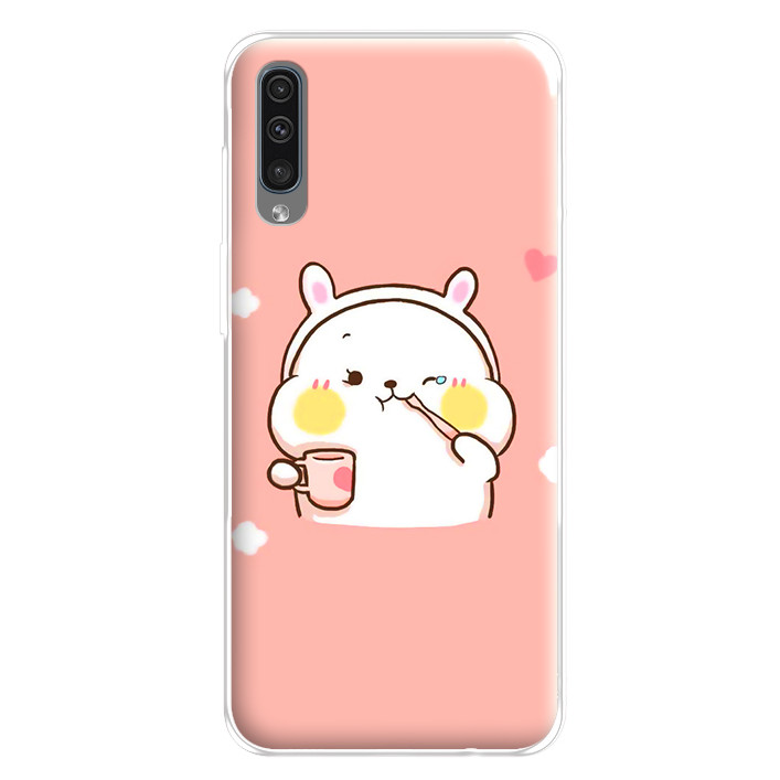 Ốp lưng dẻo cho điện thoại Samsung Galaxy A50 - 224 0031 CUTE06