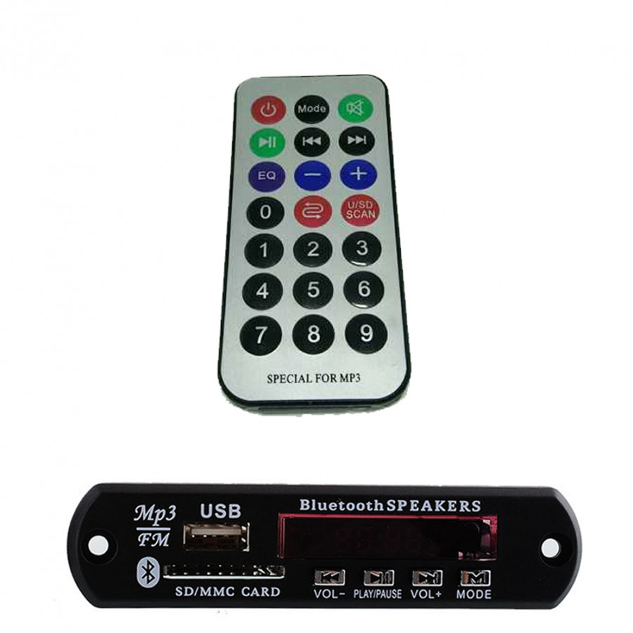 Điều Khiển Và Màn Hình LED Hỗ Trợ USB Bluetooth Mp3