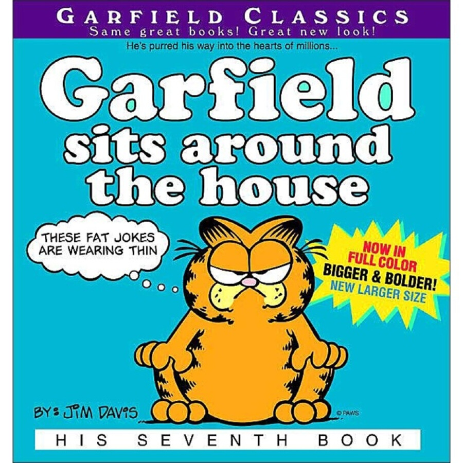 Garfield #7: Sits around the House