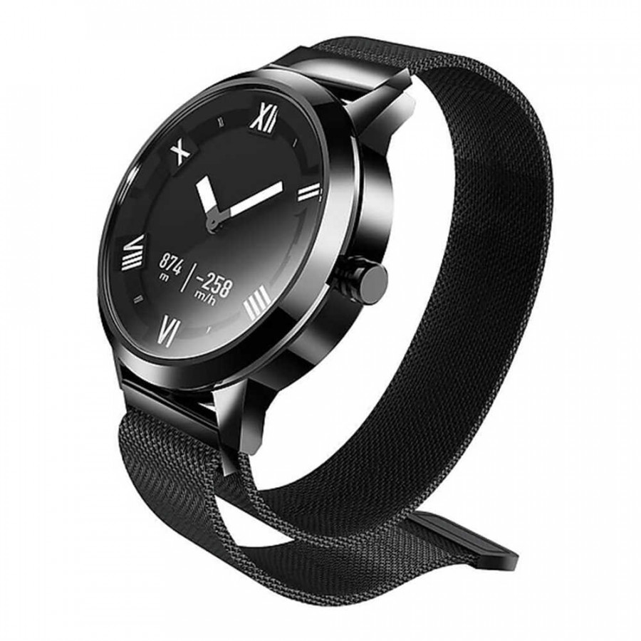 Lenovo Watch X Plus Roman Dial Air Pressure Temperature Sensor Smart Watch 80Atm Waterproof Luminous Pointer Fitness - Black