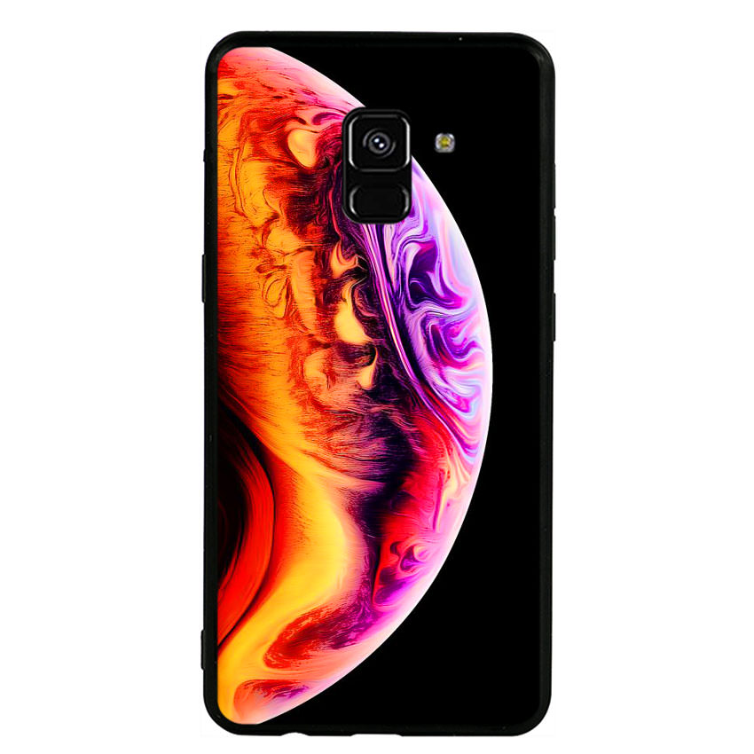 Ốp lưng viền TPU cho điện thoại Samsung Galaxy A8 2018 -Moon 06