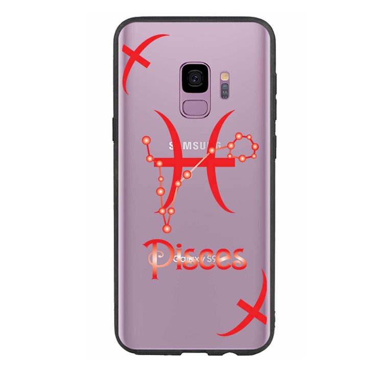 Ốp lưng cho điện thoại Samsung Galaxy S9 viền TPU cho cung Song Ngư - Pisces