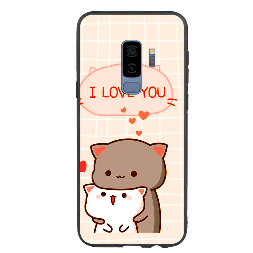 Ốp lưng viền TPU cho điện thoại Samsung Galaxy S9 Plus - I Love U