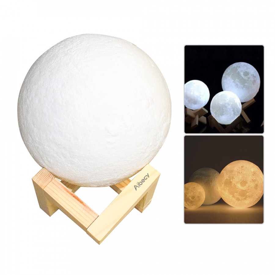 2364400 , 2608025711154 , 62_15454955 , 302000 , Aibecy-8cm-3.15-Inch-Moon-Lamp-USB-Rechargeable-LED-3D-Printed-PLA-Night-Light-Home-Decorative-Lights-Touch-Control-62_15454955 , tiki.vn , Aibecy 8cm/ 3.15 Inch Moon Lamp USB Rechargeable LED 3D Print Aibecy 8cm/ 3.15 Inch Moon Lamp USB Rechargeable LED 3D Printed PLA Night Light Home Decorative Lights Touch Control
