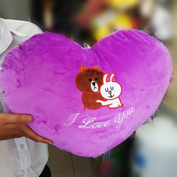 1471894 , 2877981146267 , 62_14721796 , 199000 , Goi-om-trai-tim-tho-cony-va-gau-brown-45-cm-g07-Mau-Tim-62_14721796 , tiki.vn , Gối ôm trái tim thỏ cony và gấu brown (45 cm) g07 (Màu Tím) Gối ôm trái tim thỏ cony và gấu brown (45 cm) g07 (Màu Tím)