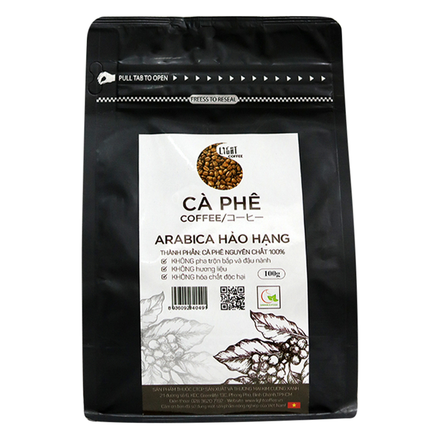 7884909192591,62_1207097,110000,tiki.vn,Ca-Phe-Hat-Nguyen-Chat-100Phan-Tram-Arabica-Hao-Hang-Light-Coffee-AHH-100-100g-62_1207097,Cà Phê Hạt Nguyên Chất 100% Arabica Hảo Hạng Light Coffee AHH-100 (100g) Cà Phê Hạt Nguyên Chất 100% Arabica Hảo Hạng Light Coffee AHH-100 (100g)