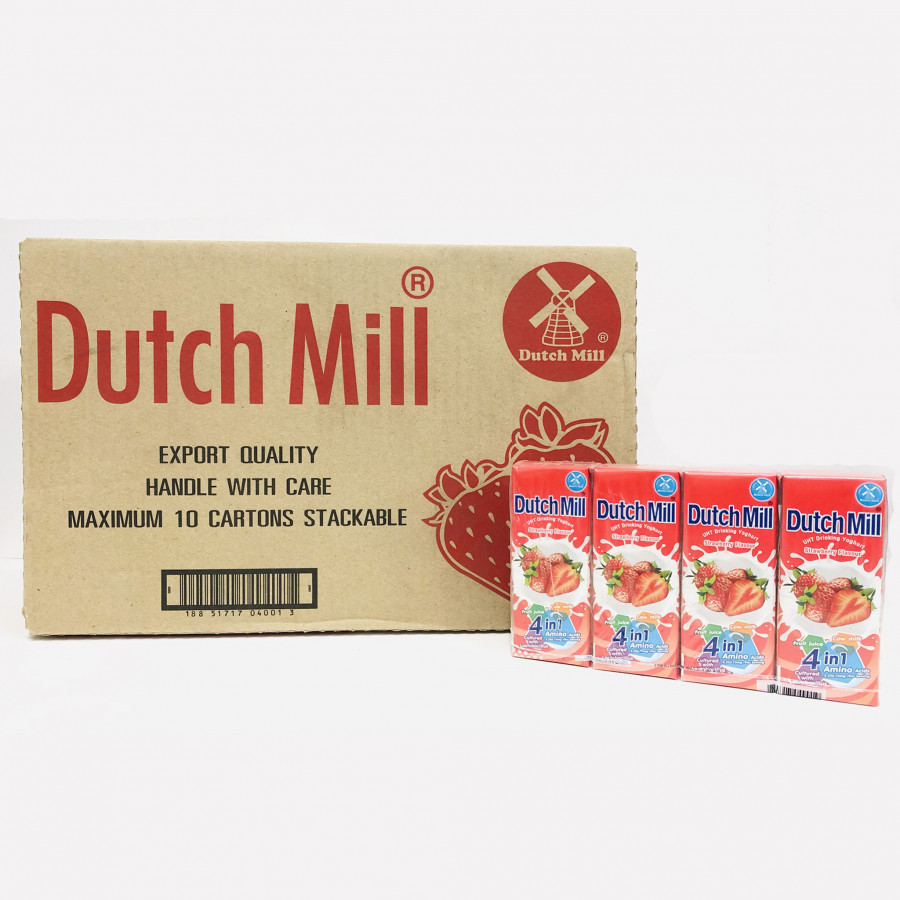 1919205 , 6347370932925 , 62_14641083 , 408000 , Thung-48-Hop-Sua-Chua-Uong-Dutch-Mill-Vi-Dau-180ML-62_14641083 , tiki.vn , Thùng 48 Hộp Sữa Chua Uống Dutch Mill Vị Dâu 180ML Thùng 48 Hộp Sữa Chua Uống Dutch Mill Vị Dâu 180ML