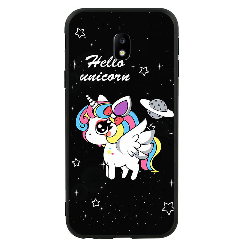 Ốp lưng viền TPU cho điện thoại Samsung Galaxy J3 Pro - Unicorn 03