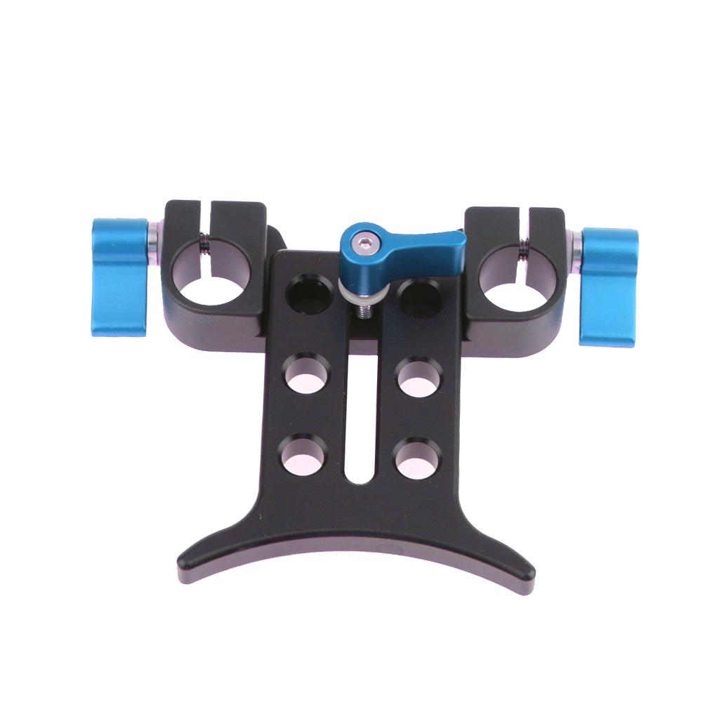 Lens Support Holder Bracket Rod Clamp For 15mm Rod Support Rail Rig