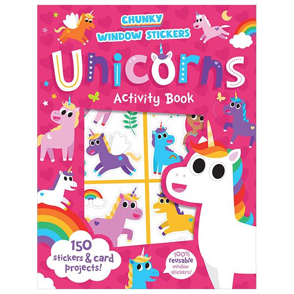 Sách ngoại văn: Chunky Window Stickers - Unicorns