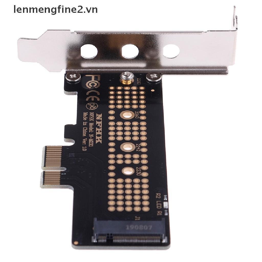 Thẻ FCC chuyển đổi NVMe PCIe M.2 NGFF SSD sang PCIe có giá đỡ