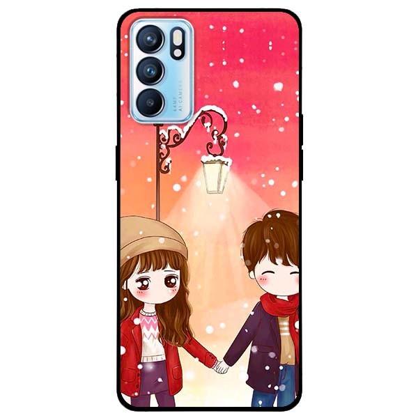 Ốp lưng dành cho Oppo Reno 6 - Reno 6 Z mẫu Couple Nắm Tay