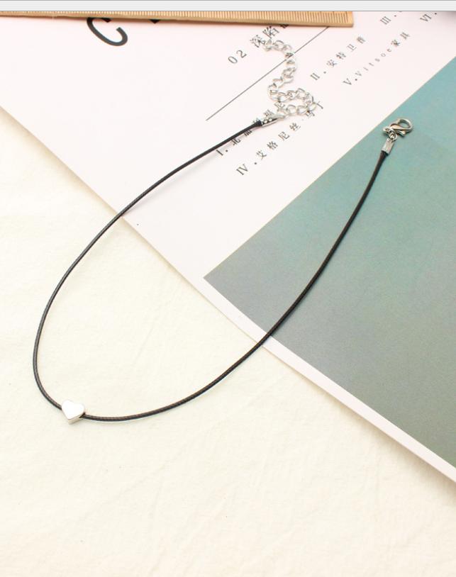 Vòng cổ choker tattoo V57 phối trái tim nhỏ xinh