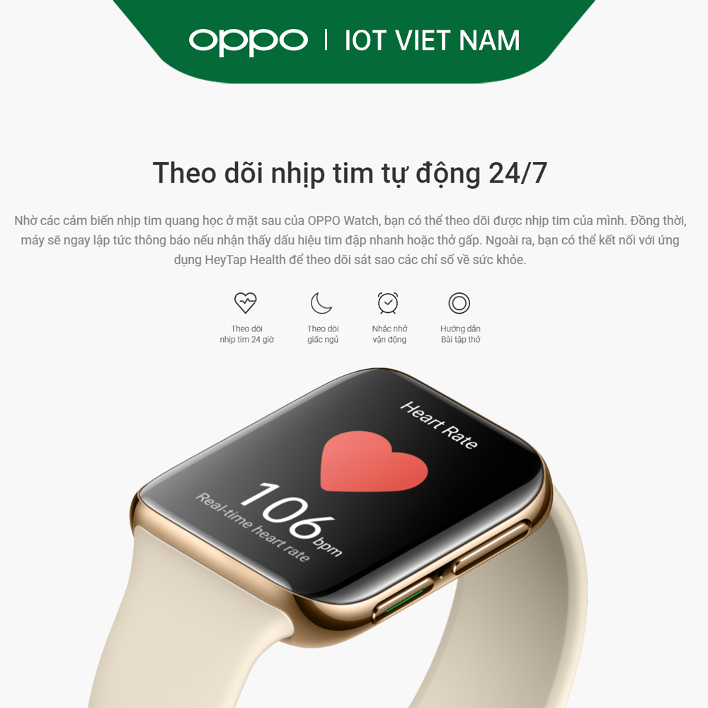 Combo Sản Phẩm OPPO (OPPO Watch 41mm + OPPO Enco W31) - Hàng Chính Hãng