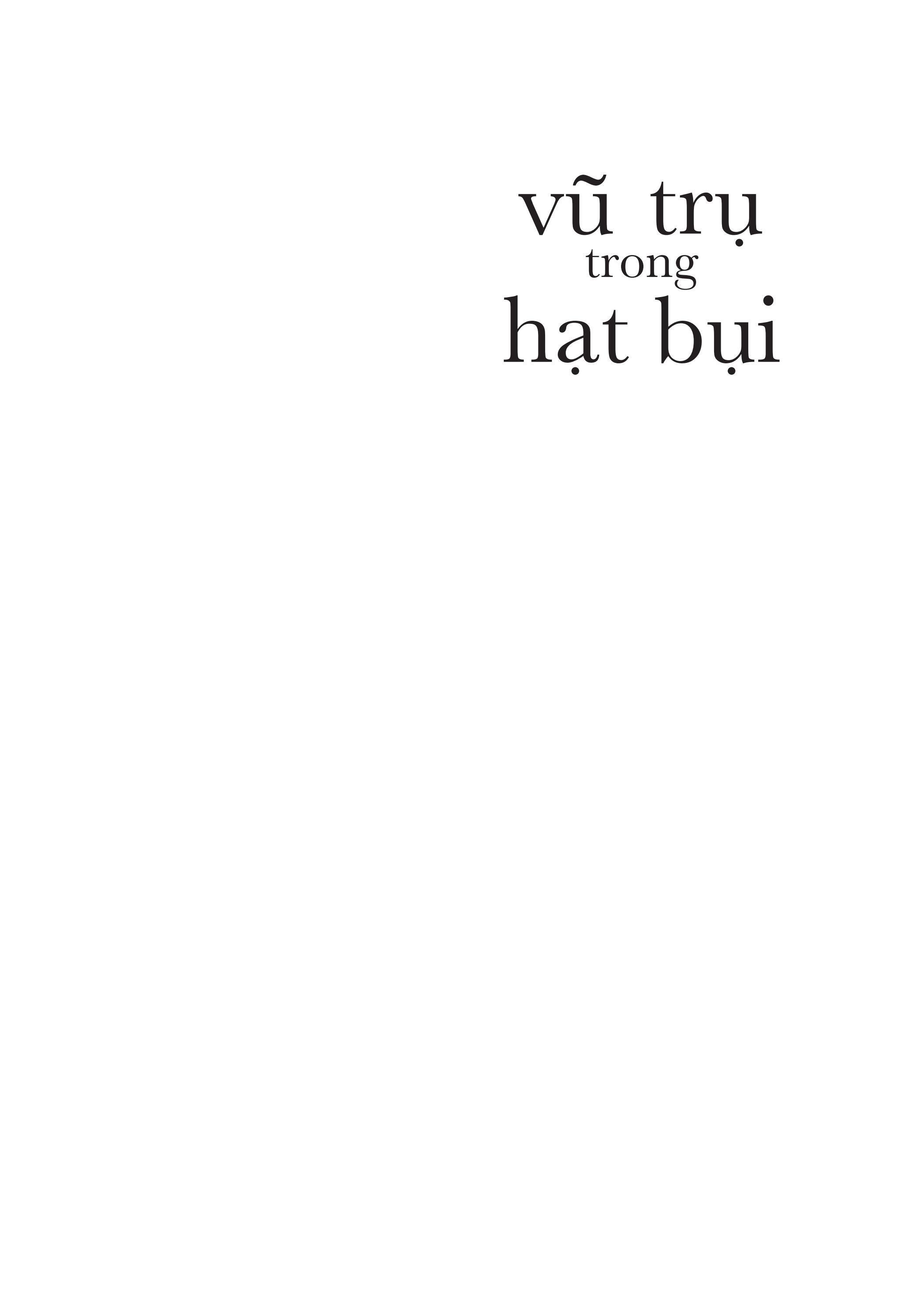 Vũ Trụ Trong Hạt Bụi - Đi Vào Kinh Hoa Nghiêm