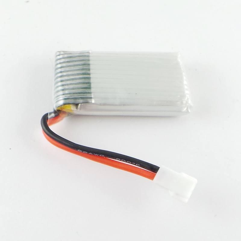 Pin sạc 3.7V dung lượng 380mah chân trắng dẹt p2.54