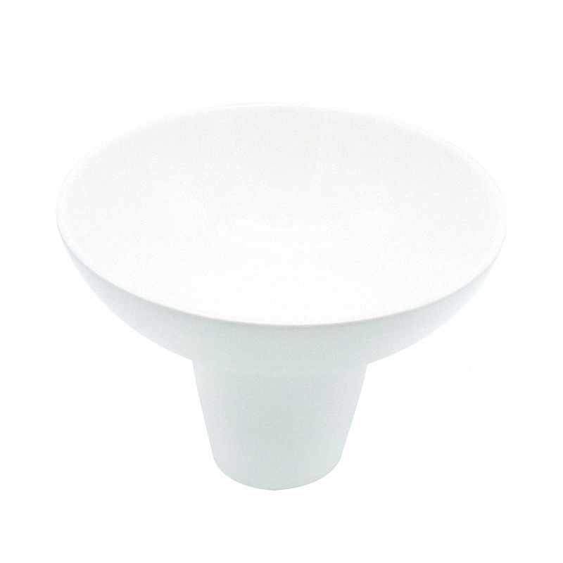 Tô Sứ Tròn Có Chân Đế Q'tessence Màu Trắng Đường Kính 25Cm