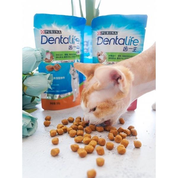 Purina Dentalife - Snack thưởng làm sạch răng cho mèo 50g