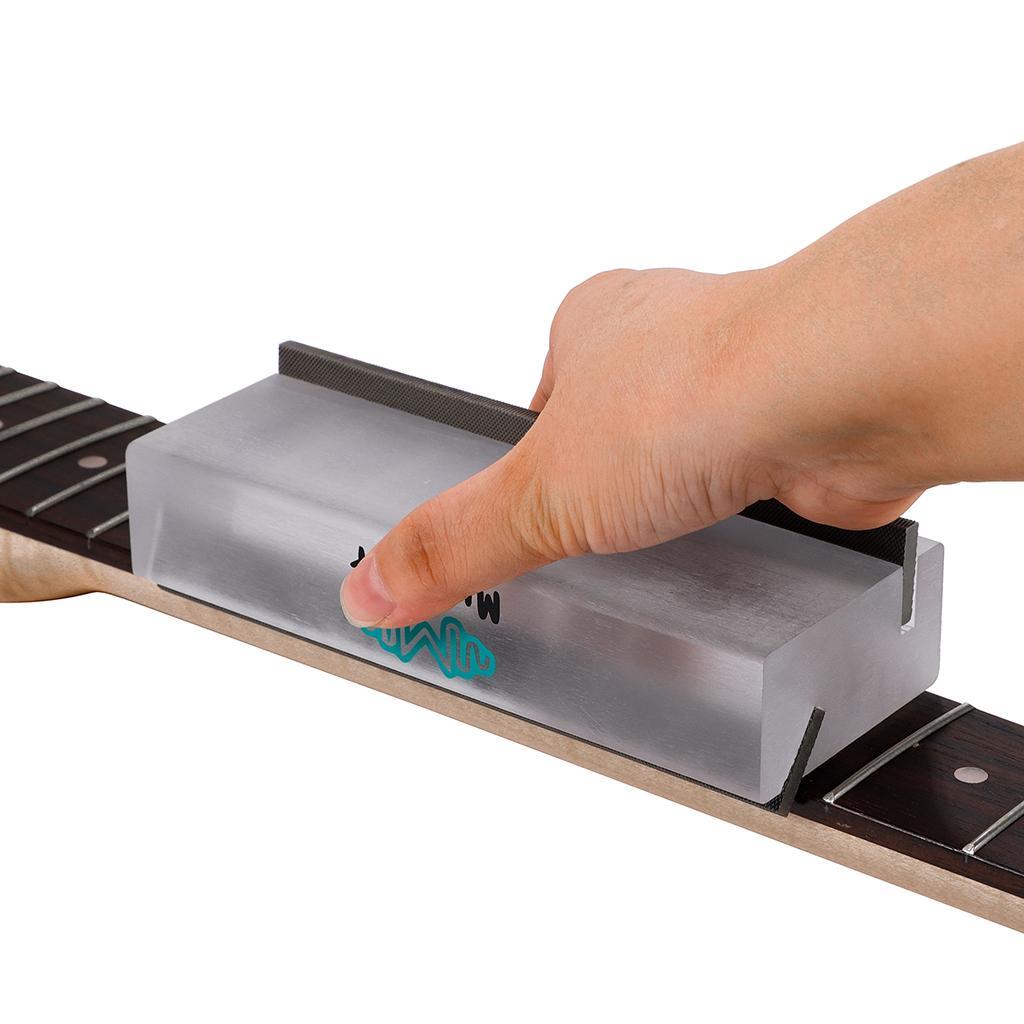 1x Guitar Fret Beveling File for Fret End Dressing