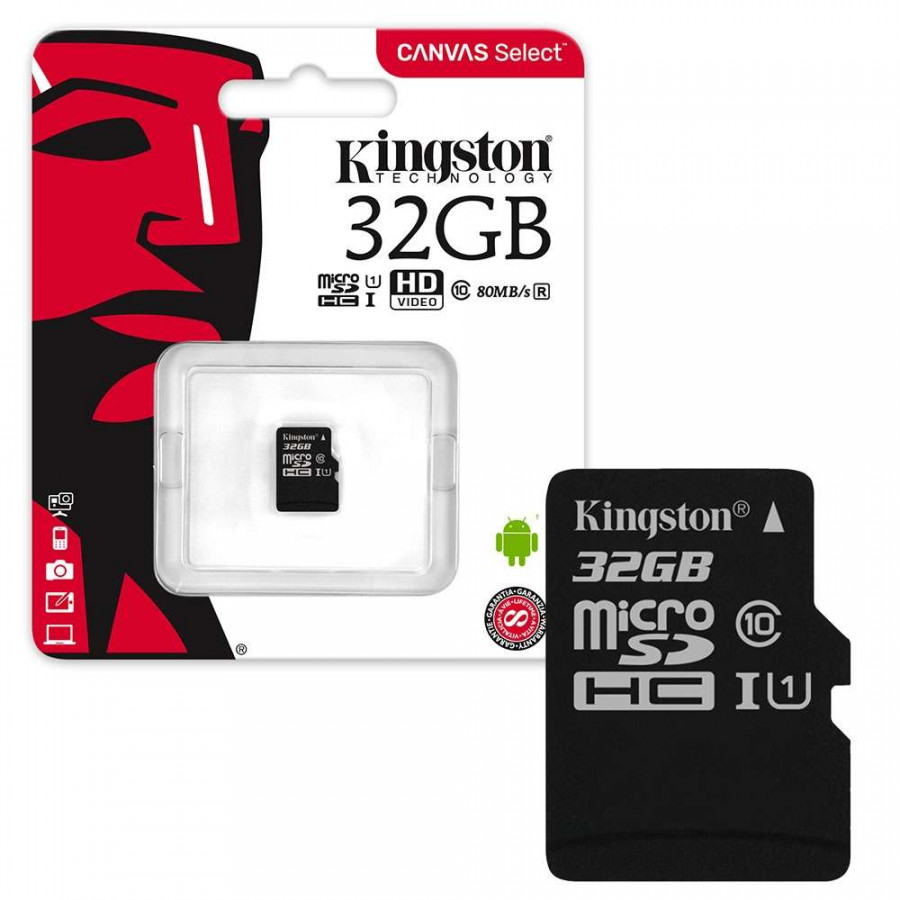 Thẻ Nhớ Micro SD Kingston 32GB SDHC Class 10 Không Adapter - Hàng Chính Hãng